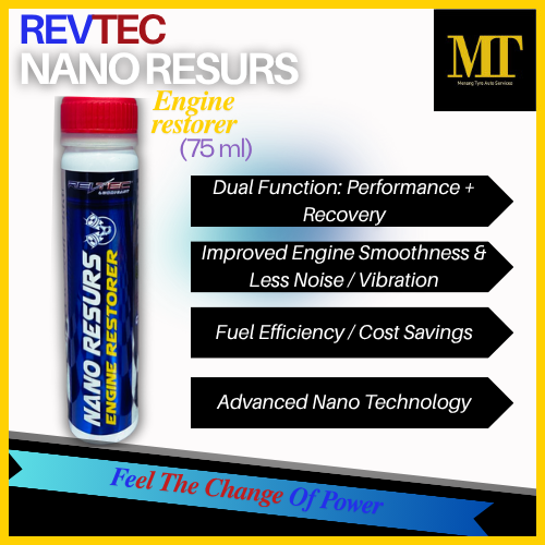 Original Revtec Nano Resurs Engine Restorer Engine Oil Treatment Repair for Car Lori SUV Truck 4X4 Trailer