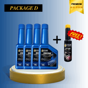 Rallylube Engine Treatment (100ml) x 4 Bottles + 1 Engine Protector