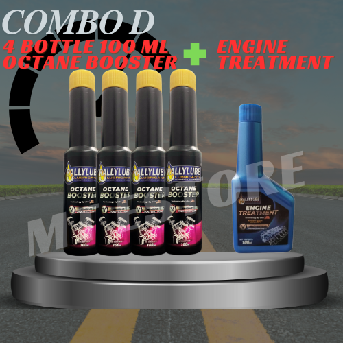 Rallylube Octane Booster 100ml Fuel Additive Ron 95 Become 97 Engine Performance