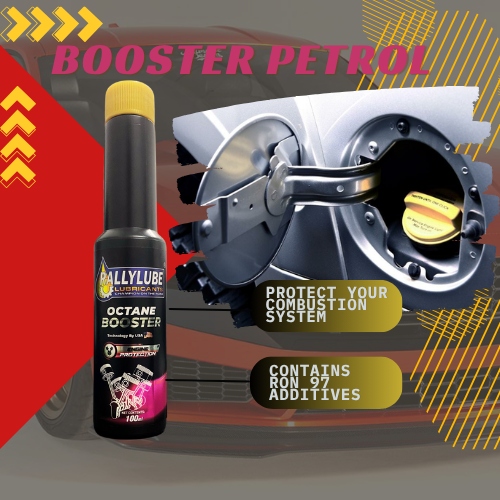 Rallylube Octane Booster 100ml Fuel Additive Ron 95 Become 97 Engine Performance
