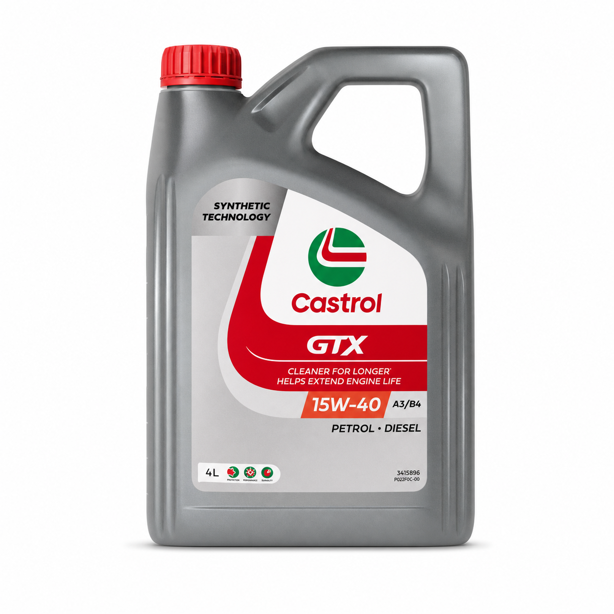 Castrol GTX 15W-40 4L Oil